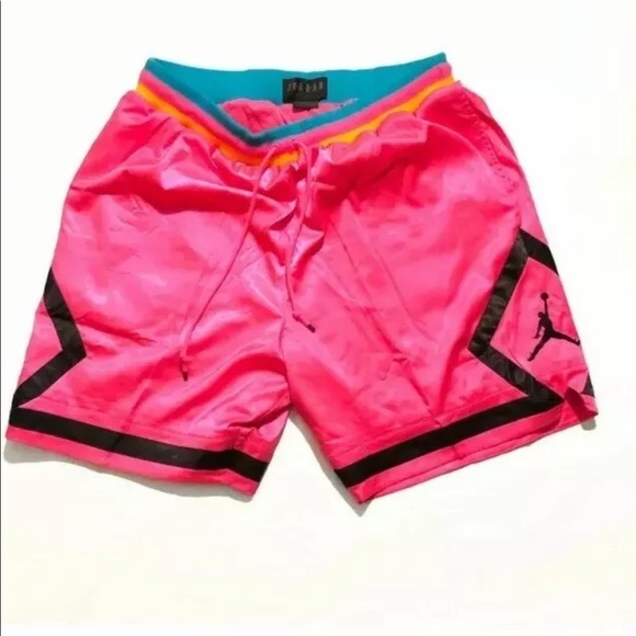 pink jordan basketball shorts